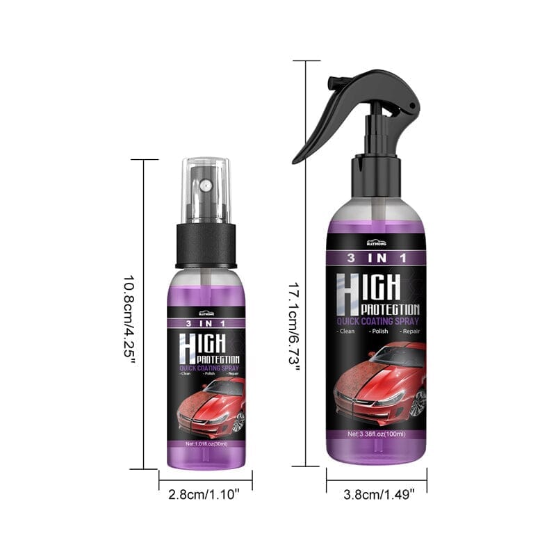 🚗3 in 1 High Protection Quick Car Coating Spray