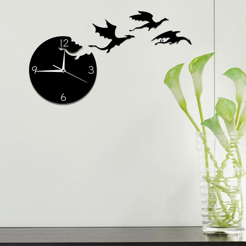 Dragon Flight Wall Clock