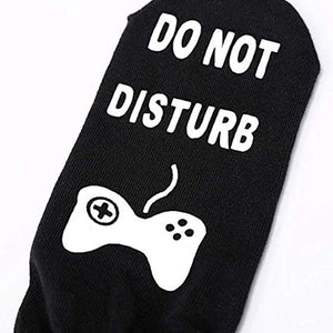 Do Not Disturb I'm Playing Fortnite Funny Cotton Socks, 1 Pair