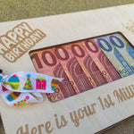 Wooden Money Gift Box