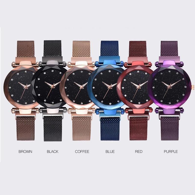 Waterproof Starry Sky Girl Wristwatch