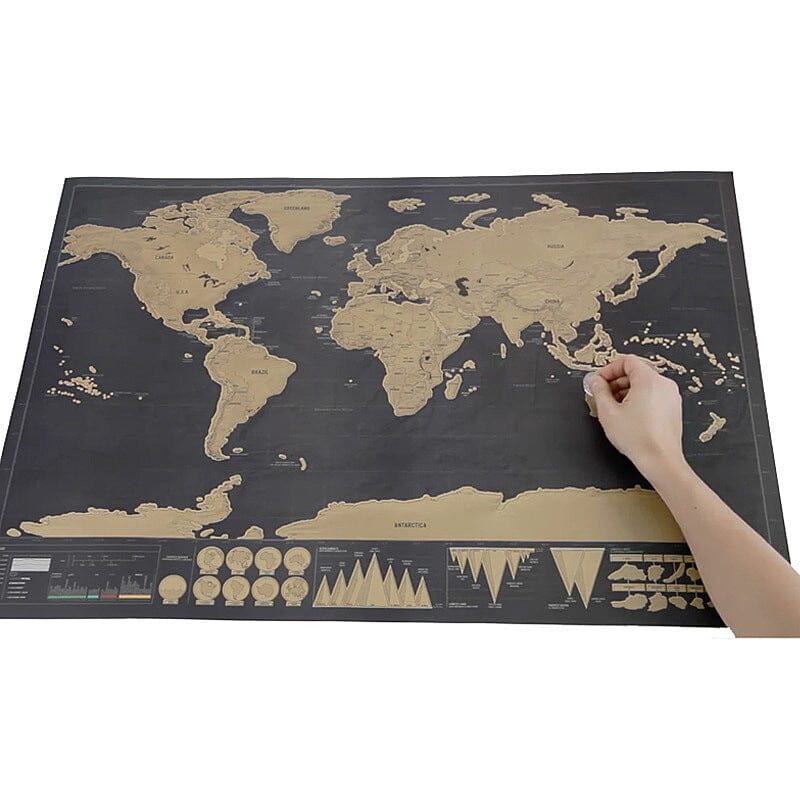 Scratch Map of the World