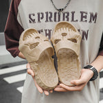 Skull Design Single Band Slippers