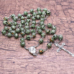 Handmade Blue Onyx Rosary Beads