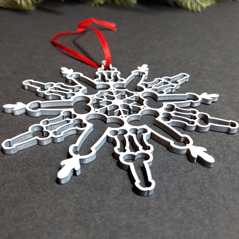 ❄Funny Snowflake Ornament❄