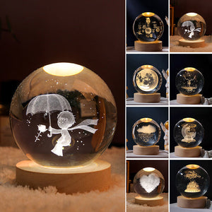 Glowing Crystal Ball Night Light