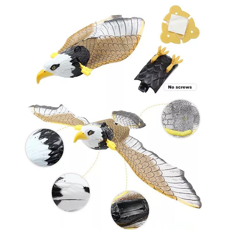 Bird Simulation Interactive Hanging Flying Toy/Eagle Flying Toy for Cats