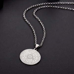 Stainless Steel Round Necklace