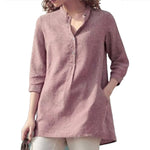 Women's Urban Casual Stand Collar Loose Shirt