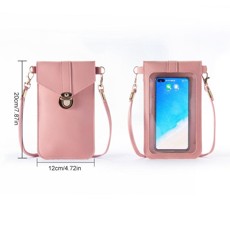 Touchable PU Leather Change Bag