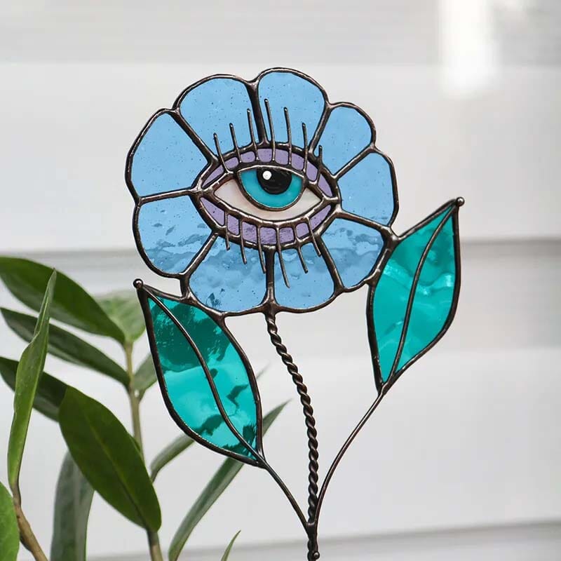 💥Early Halloween 💀Skull Stained glass Plant💐