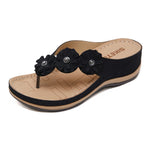 Women's Lightweight Flowers Clip Toe Sandals