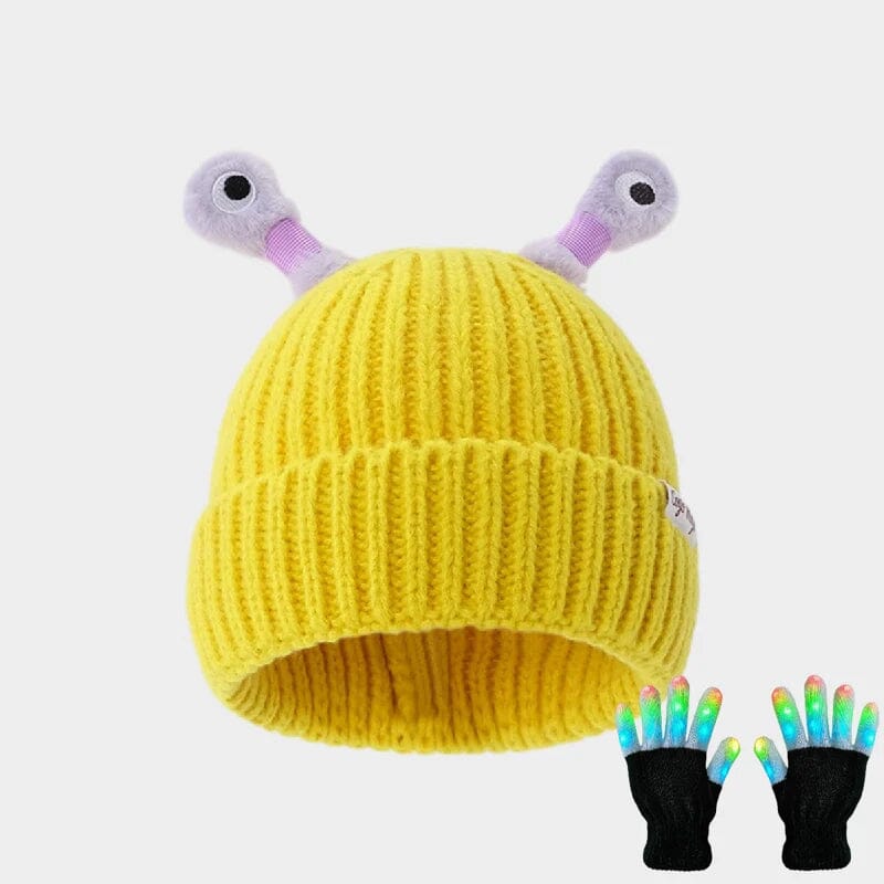 🐸Glow in the Dark Little Monster Woolly Hat🥳