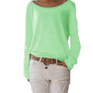 Loose Pullover Casual Tops