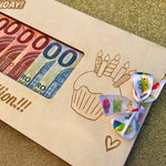 Wooden Money Gift Box