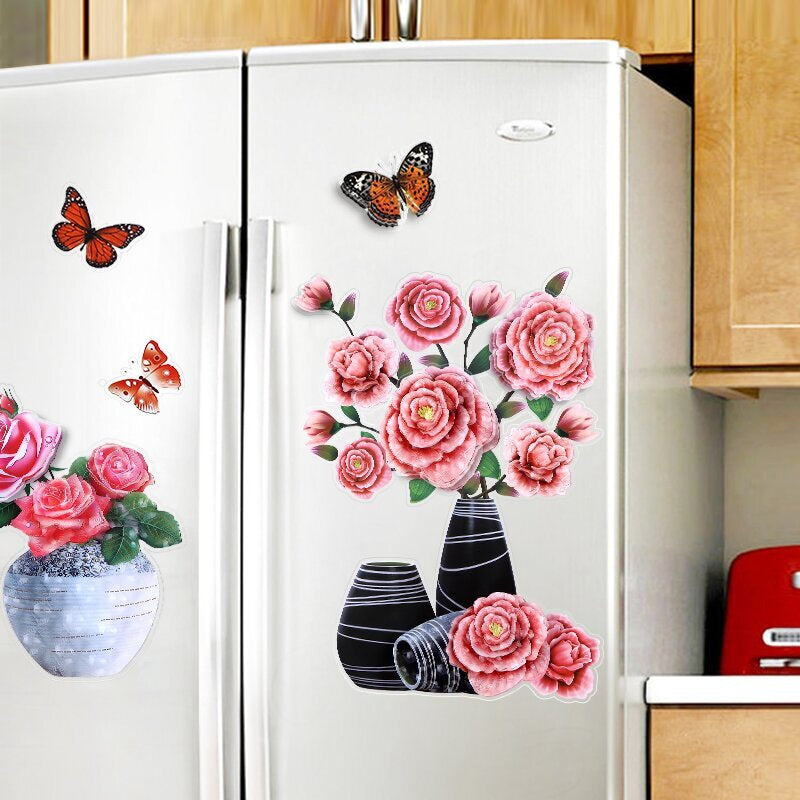 3D Vase Sticker