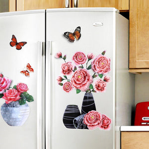 3D Vase Sticker