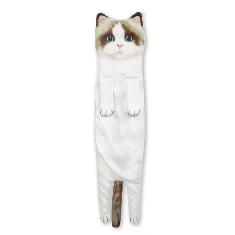 Cute Cat Hand Towel