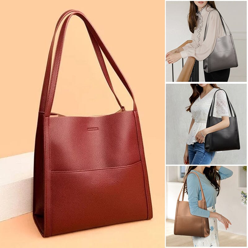 Solid Color Simple Shoulder Bag