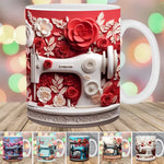 New 3D sewing machine mug🎁A good choice for Christmas gift