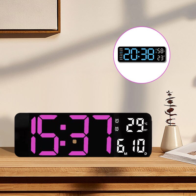 Upgraded Digital Wall Clock Large Display 9 inches