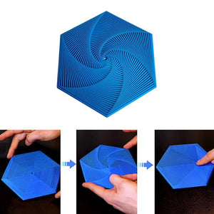 🌀3D-Printed Fractal Fidget Hexagon