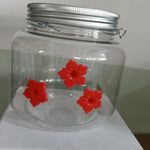 Beautiful Mason Jar Hummingbird Feeder