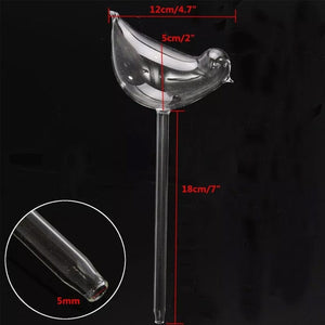 Bird Shaped Glass Automatic Watering Device