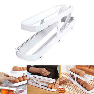 2023 New Automatic Roll-Down Double-layer Egg Dispenser