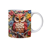 Mug with owl print