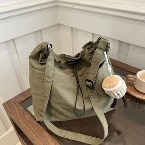 Ultra-Light Casual Large Capacity Messenger Bag with Pendant