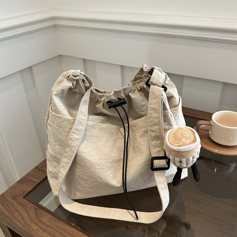 Ultra-Light Casual Large Capacity Messenger Bag with Pendant