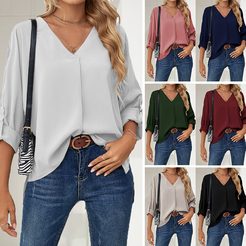 Chiffon Fashion Ladies Shirt