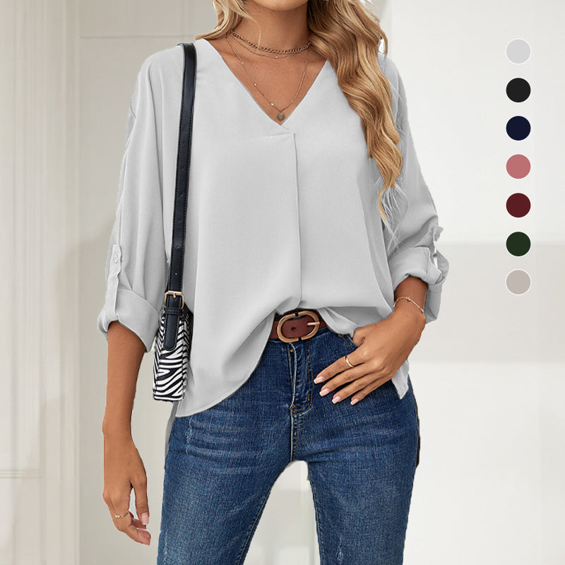 Chiffon Fashion Ladies Shirt