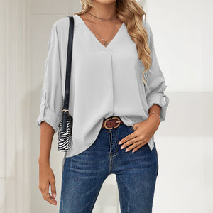 Chiffon Fashion Ladies Shirt