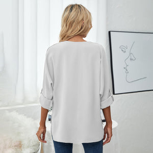 Chiffon Fashion Ladies Shirt