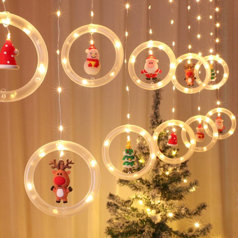 (🎅Early Xmas Sale - Save 50% OFF🎅) Christmas LED Curtain String Light