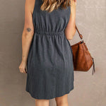 Elfootd Sleeveless Mini Dress