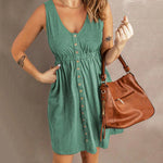 Elfootd Sleeveless Mini Dress