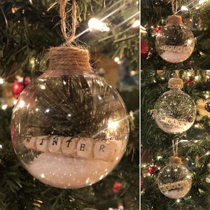 Transparent Christmas Decoration Balls