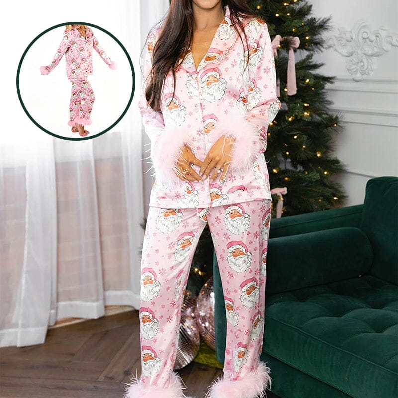 Santa Pajamas Set