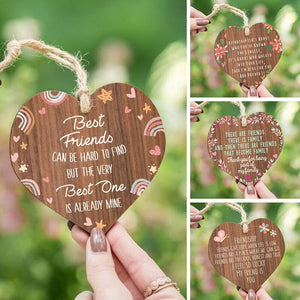 Friendship Heart Shaped Wooden Gift