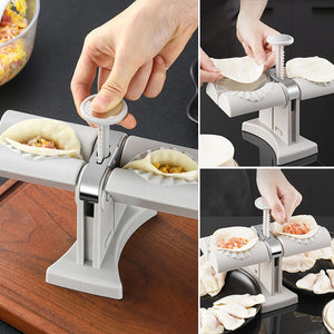 Household Double Head Automatic Dumpling Maker Mould