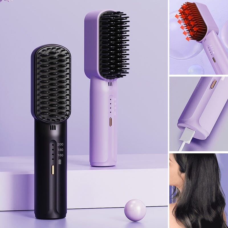 Portable Negative Ion Hair Straightening Comb