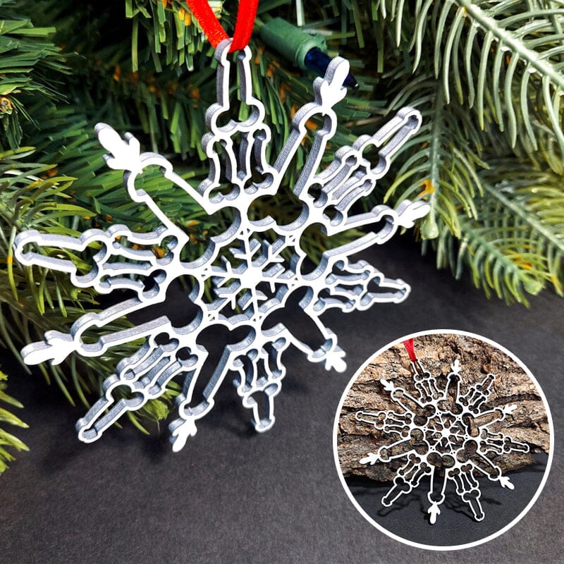 ❄Funny Snowflake Ornament❄