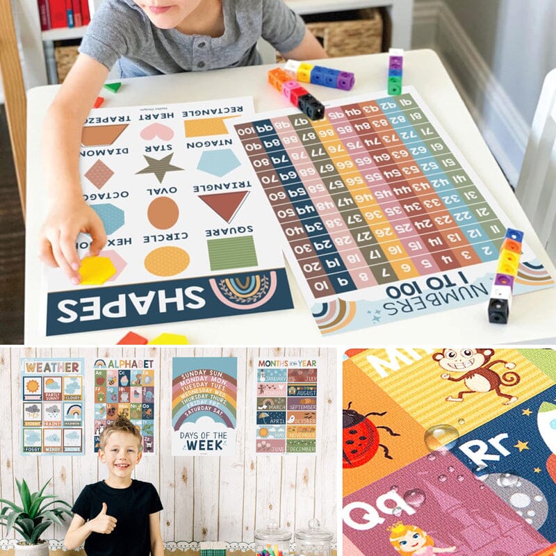 📚Boho PreK Educational Posters 16 pcs