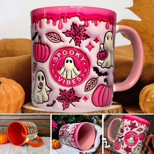 👻Pumpkin Coffee Cup With Ghost