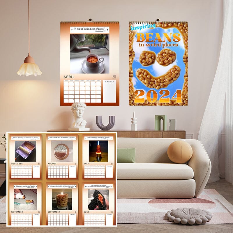 😄Funny Gift - 📅2024 Baked Beans Calendar