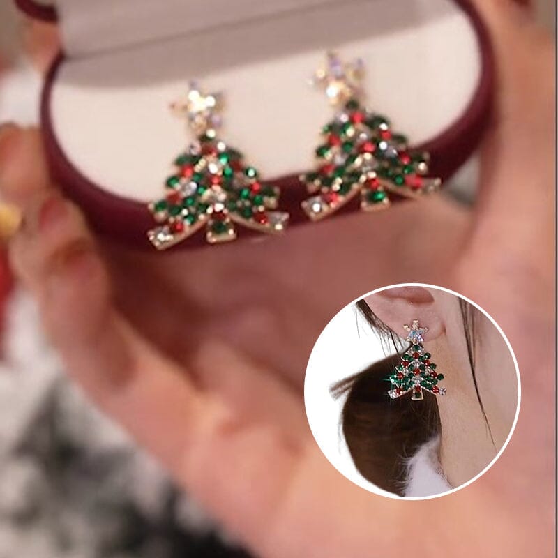 Christmas Tree Stud Earrings