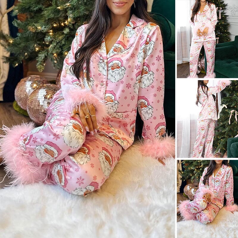 Santa Pajamas Set